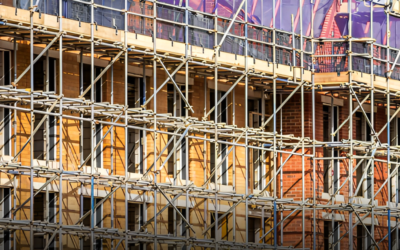 Accelerating recladding projects with system scaffolding