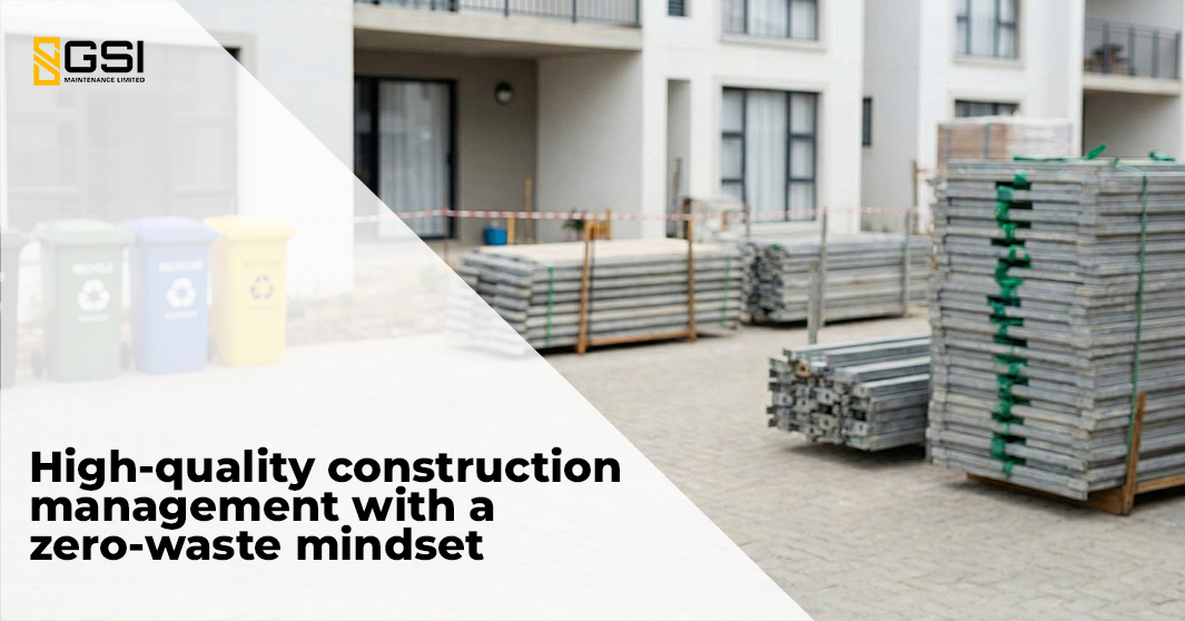 High-quality construction management with a zero-waste mindset