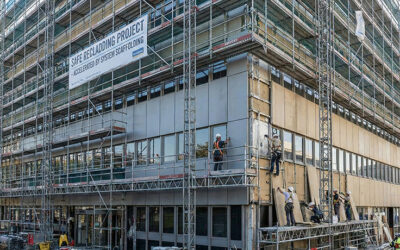 Using system scaffolding to accelerate safe recladding projects